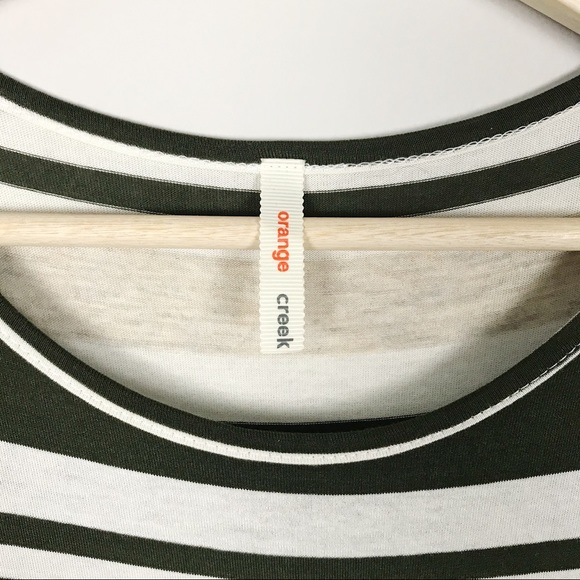 Orange Creek Striped Maxi Maternity Dress - Picture 3 of 4